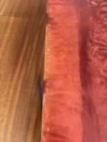 El Yapımı Epoksi & Ceviz Ağacı Yuvarlak Sehpa – Ahşap Ayaklı Designer River Table - Görsel 11